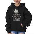 Lights Camera Teach Smile Disco-Ball Back To School Outfit Graphic Kid Hoodie Lights Camera Teach Smile Disco-Ball Back To School Outfit Graphic Kid Hoodie