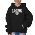 Lions Back To School Spirit Graphic Kid Hoodie Lions Back To School Spirit Graphic Kid Hoodie