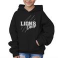Lions Cheer Back To School Cheerleading Team Spirit Graphic Kid Hoodie