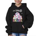 Little Miss Homeschool Back To School Girls Homeschool Graphic Kid Hoodie