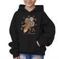 Melanin Pencil Leopard Bow Para Back To School Graphic Kid Hoodie Melanin Pencil Leopard Bow Para Back To School Graphic Kid Hoodie