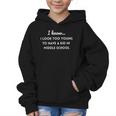 Mom Middle School Mama Mother Back To School Sarcastic Graphic Kid Hoodie Mom Middle School Mama Mother Back To School Sarcastic Graphic Kid Hoodie