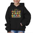 Next Stop 3rd Grade Groovy Retro Third Grade Back To School Graphic Kid Hoodie