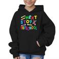 Next Stop Preschool Preschool Back To School 2024 Graphic Kid Hoodie Next Stop Preschool Preschool Back To School 2024 Graphic Kid Hoodie