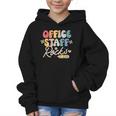 Office Staff Rocks Back To School Secretary Administrative Graphic Kid Hoodie Office Staff Rocks Back To School Secretary Administrative Graphic Kid Hoodie