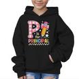 P Is For Principal Back To School Pencil Bow Principal Women Graphic Kid Hoodie P Is For Principal Back To School Pencil Bow Principal Women Graphic Kid Hoodie