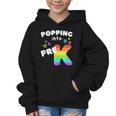 Popping Into Pre K Kid's Back To School Pop It Fidget Toy Graphic Kid Hoodie
