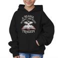 A Reader Without Their Book Is a Tragedy Back To School Graphic Kid Hoodie A Reader Without Their Book Is a Tragedy Back To School Graphic Kid Hoodie