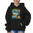 Ready To Attack Kindergarten Shark Back To School Kids Graphic Kid Hoodie Ready To Attack Kindergarten Shark Back To School Kids Graphic Kid Hoodie