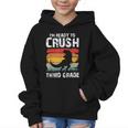 Ready Crush Third 3rd Grade Dinosaur Back To School Boys Graphic Kid Hoodie Ready Crush Third 3rd Grade Dinosaur Back To School Boys Graphic Kid Hoodie