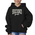 Retro Second Grade Back To School Boy Old Camo 2nd Grade Kid Graphic Kid Hoodie