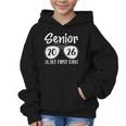 Retro Sunglasses Senior 2026 Last First Day Back To School Graphic Kid Hoodie Retro Sunglasses Senior 2026 Last First Day Back To School Graphic Kid Hoodie