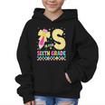 S Is For Sixth Grade Back To School Pencil Bow 6th Grade Kid Graphic Kid Hoodie S Is For Sixth Grade Back To School Pencil Bow 6th Grade Kid Graphic Kid Hoodie