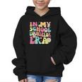 In My School Counselor Era Retro Back To School Counseling Graphic Kid Hoodie In My School Counselor Era Retro Back To School Counseling Graphic Kid Hoodie
