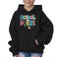School Nurse Colorful Costume Back To School Nursing Job Graphic Kid Hoodie