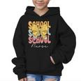 School Nurse Groovy Coquette Bow Cute Back To School Graphic Kid Hoodie School Nurse Groovy Coquette Bow Cute Back To School Graphic Kid Hoodie