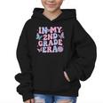 In My Second 2nd Grade Era Groovy Back To School Students Graphic Kid Hoodie In My Second 2nd Grade Era Groovy Back To School Students Graphic Kid Hoodie