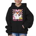 Silly Goose Third Grade Grade Back To School Coquette Girly Graphic Kid Hoodie