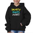 Smarty Pants Alert Nerd & Kids Back To School Graphic Kid Hoodie Smarty Pants Alert Nerd & Kids Back To School Graphic Kid Hoodie