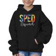 Sped Squad For Work Tie Dye Back To School Appreciation Day Graphic Kid Hoodie