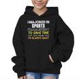 Sports Management Major For Back To School Graphic Kid Hoodie Sports Management Major For Back To School Graphic Kid Hoodie