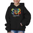 Sub Squad For Work Tie Dye Back To School Appreciation Day Graphic Kid Hoodie Sub Squad For Work Tie Dye Back To School Appreciation Day Graphic Kid Hoodie