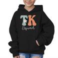 TK Squad Groovy Women Appreciation Day Hello Back To School Graphic Kid Hoodie