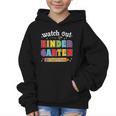 Watch Out Kindergarten Here I Come Back To School Graphic Kid Hoodie