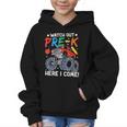 Watch Out Pre-K Here I Come Monster Truck Back To School Graphic Kid Hoodie Watch Out Pre-K Here I Come Monster Truck Back To School Graphic Kid Hoodie
