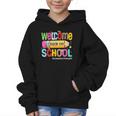 Welcome Back To School School Secretary Life Leopard Graphic Kid Hoodie Welcome Back To School School Secretary Life Leopard Graphic Kid Hoodie