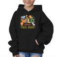 Wild About First Grade Safari Jungle Animals Back To School Graphic Kid Hoodie Wild About First Grade Safari Jungle Animals Back To School Graphic Kid Hoodie