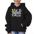 Wildcats School Spirit Groovy Back To School Girls Graphic Kid Hoodie Wildcats School Spirit Groovy Back To School Girls Graphic Kid Hoodie