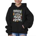 Women's Helping Little Minds Grow Back To School Apparel Graphic Kid Hoodie Women's Helping Little Minds Grow Back To School Apparel Graphic Kid Hoodie