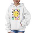 5th Grade Vibes Girls Smile Face Back To School Fifth Grade Graphic Kid Hoodie