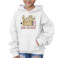 Back To School Hello Second 2nd Grade Leopard Pencil Girl Graphic Kid Hoodie