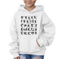 Biblical Alphabet Religious Christian Kids Back To School Graphic Kid Hoodie
