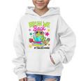 Bruh We Back Third Grade Cute Frog Back To School Graphic Kid Hoodie