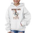 Buckin' Into Pre-K Back To School Cowboy Western Graphic Kid Hoodie Buckin' Into Pre-K Back To School Cowboy Western Graphic Kid Hoodie