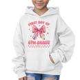First Day Of 6th Grade Coquette Back To School Girls Kids Graphic Kid Hoodie