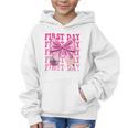 First Day Of School Girls Coquette Bow Back To School Performance Graphic Kid Hoodie First Day Of School Girls Coquette Bow Back To School Performance Graphic Kid Hoodie