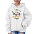 Let The 4th Grade Adventure Begin Camping Back To School Graphic Kid Hoodie Let The 4th Grade Adventure Begin Camping Back To School Graphic Kid Hoodie