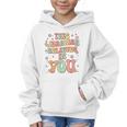 This Librarian Believes In You Groovy Back To School Graphic Kid Hoodie