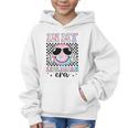 In My Librarian Era Groovy Tie Dye Back To School Graphic Kid Hoodie