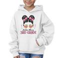 Little Miss 3rd Grade Messy Bun Back To School Graphic Kid Hoodie Little Miss 3rd Grade Messy Bun Back To School Graphic Kid Hoodie