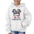 Little Miss Kindergarten Girls Kids Back To School Kinder Graphic Kid Hoodie