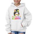 Little Miss Preschool Messy Bun Tie Dye Back To School Girls Graphic Kid Hoodie Little Miss Preschool Messy Bun Tie Dye Back To School Girls Graphic Kid Hoodie