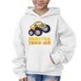 Monster Truck Jam School Bus Yellow Back To School Toddlers Graphic Kid Hoodie Monster Truck Jam School Bus Yellow Back To School Toddlers Graphic Kid Hoodie