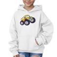 Monster Truck School Bus Yellow Back To School Kids Toddler Graphic Kid Hoodie Monster Truck School Bus Yellow Back To School Kids Toddler Graphic Kid Hoodie