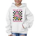 Rolling Into Kindergarten Roller Skating Girl Back To School Graphic Kid Hoodie Rolling Into Kindergarten Roller Skating Girl Back To School Graphic Kid Hoodie