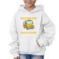 School Bus Driver Kindness Humor Back To School Quote Premium Tri-Blend Graphic Kid Hoodie